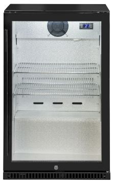 Artusi - 138 Bottle Outdoor Bar Fridge w/ Single Door - Black