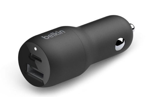 Picture of Belkin 25W PD3 USB-C 12W USB-A Car Charger 37W