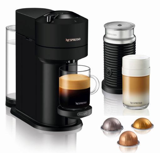 Picture of Delonghi - Nespresso Vertuo Next Bundle - Matte Black