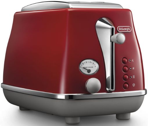 Picture of Delonghi - Icona Capitals 2 Slice Toaster - Red