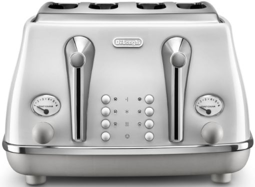 Picture of Delonghi - Icona Capitals 4 Slice Toaster - White