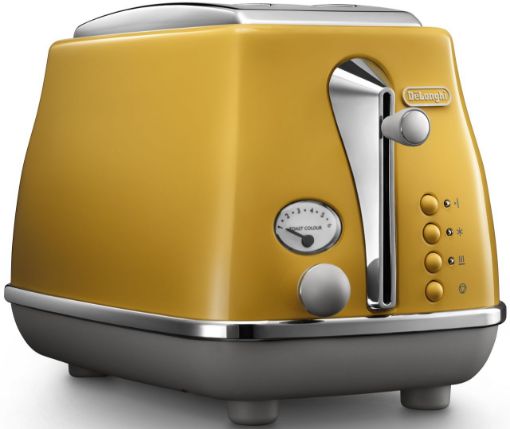Picture of Delonghi - Icona Capitals 2 Slice Toaster - Yellow