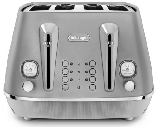 Picture of Delonghi - Distinta Perla 4-Slice Toaster - Silver