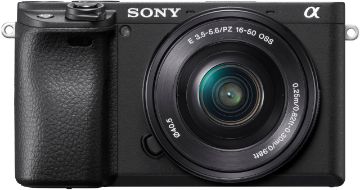 Sony - A6400 Premium Digital E-Mount APS-C Camera Body with 16-50mm Camera Lens - Black