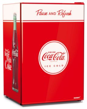 Husky - 130L Coca-Cola Undercounter Fridge w/ Reversible Door