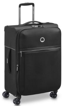 Delsey - Brochant 2.0 67cm 4 Double Wheels Expandable Trolley Case - Black