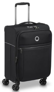 Delsey - Brochant 2.0 55cm 4 Double Wheels Expandable Cabin Trolley Case - Black