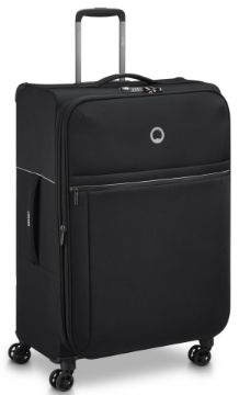 Delsey - Brochant 2.0 78cm 4 Double Wheels Expandable Trolley Case - Black