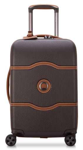Delsey - 55cm Chatelet Air 2.0 4 Double Wheel Cabin Trolley Case - Chocolate
