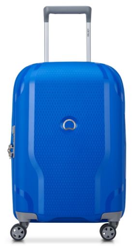 Delsey - 55cm Clavel Val 4 Dbl Wheels Expandable Trolley Cabin - Klein Blue