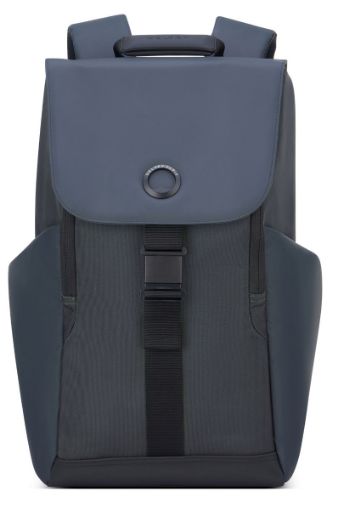 Delsey - Securflap 15" 1 Compartment Backpack 15 - Black