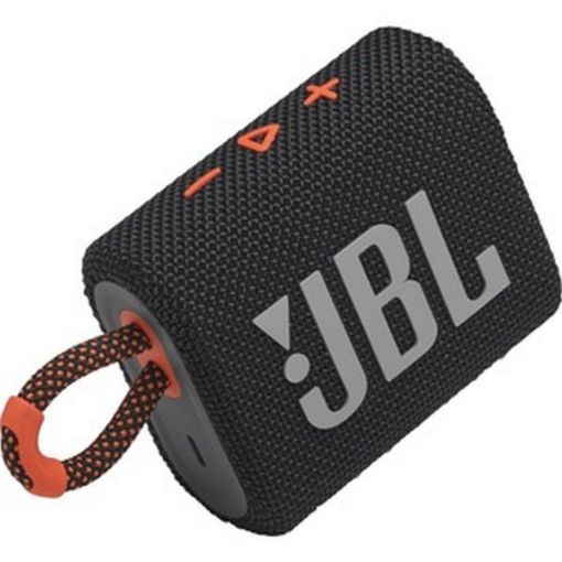 JBL GO 3 Portable Waterproof Speaker Black/Orange
