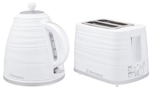 Westinghouse Kettle & Toaster Pack White