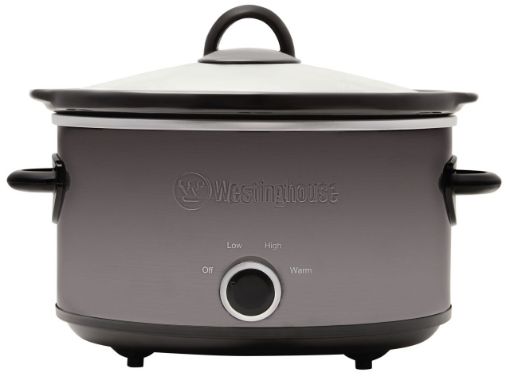 Westinghouse 3.5L Slow Cooker Black/Stainless Steel