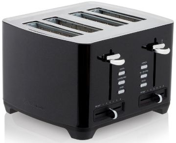 Westinghouse 4 Slice Toaster Black