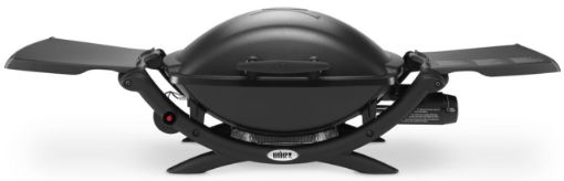 Weber Q Black (Q2000) LPG (for use with Gas Bottle Only) BBQ - Black