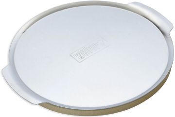 Weber - Small 26cm Q Pizza Stone and Tray (Q100/1000) - Silver