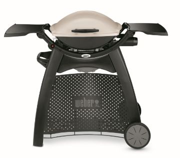 Weber Q Black Q2000 LP + Patio Cart