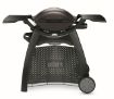 Weber Q Black Q2000 LP + Patio Cart