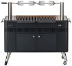 Everdure by Heston Blumenthal Hub Electric Ignition Charcoal BBQ and Long Cover Black