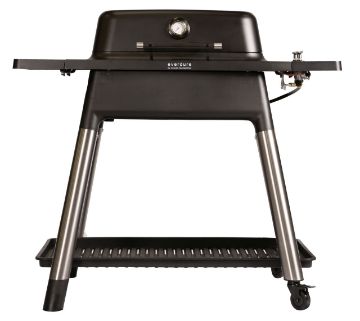 Everdure Force 2 Burner ULPG BBQ w Stand & Long Cover Black