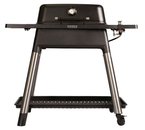 Everdure Force 2 Burner ULPG BBQ w Stand & Long Cover Black