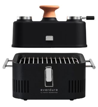 Everdure CUBE 360 Portable Charcoal BBQ with Roasting Hood