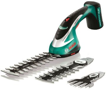 Bosch - 10.8V Cordless ASB 10.8 LI Shrub Shear Set with 3 Blades