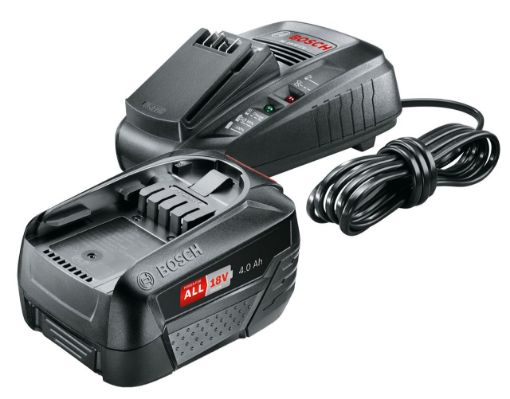 Bosch - 18 Volt Lithium-Ion Battery and Charger Starter Set 4.0ah