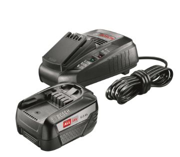 Bosch - L-Ion Battery+Charger Starter Set (1 Battery, 18V, 6.0 Ah, DIY)