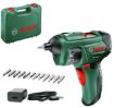 Bosch - PSR Select Cordless Screwdriver with 12 Integrated Screwdriver Bits in Case