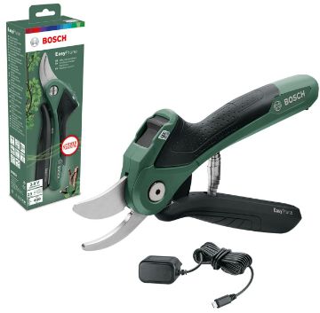 Bosch - EasyPrune Cordless Powered Secateurs (3.6 V, Micro USB Charger)