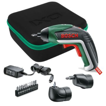 Bosch - Cordless Screwdriver IXO V (3.6V, 10 S/Driver Bits & 2 Attachments Inc)