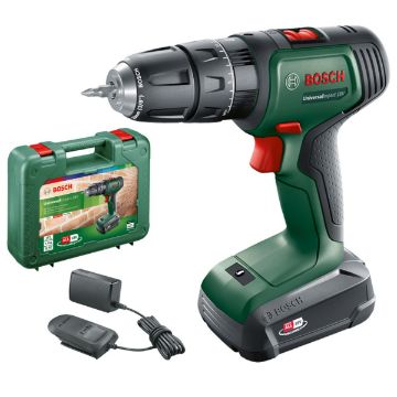 Bosch - Cordless Hammer Impact Drill UniversalImpact 18 (1 Battery, 18V, in Case)