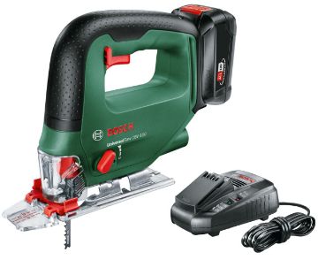 Bosch - Cordless 18V UniversalSaw18 Jigsaw w 2.5ah Battery & Charger