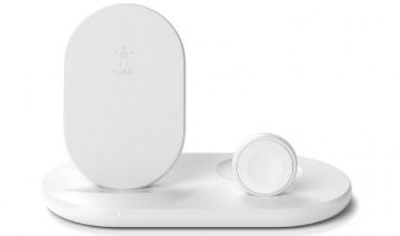 Belkin Boost Charge 3-in-1 Wireless Charger for Apple Devices - White