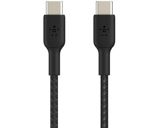 Belkin BoostCharge 1m USB-C to USB-C Braided Cable - Black