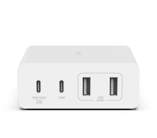 Belkin - 107W GAN PD USB-C X2 Wall Charger - White