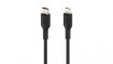 Belkin BoostCharge 1m UCB-C to Lightning Cable - Black