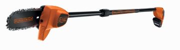 BLACK+DECKER - 200mm 18V Lithium-ion Pole Pruner - Orange