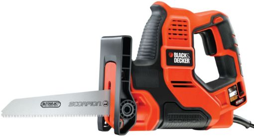 BLACK+DECKER - 500W Scorpion Corded Hand Saw with Autoselect Technology - Orange
