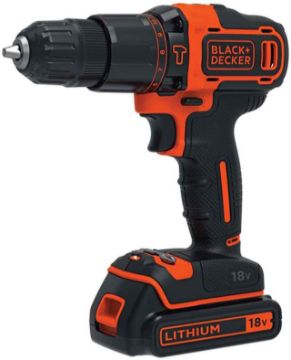 Black & Decker - 18V 2 Speed Hammer Drill (2x1.5Ah)