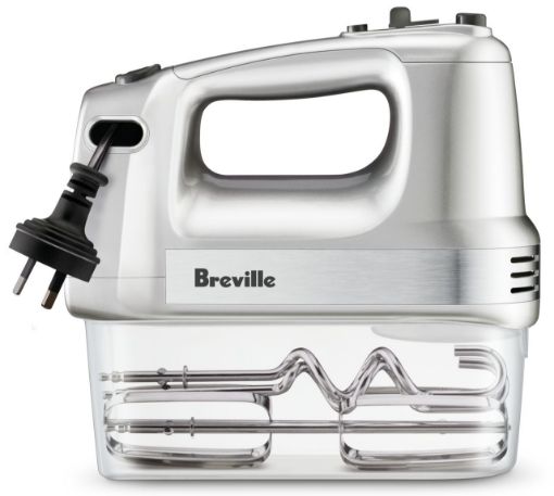 Breville - The Handy Mix & Store Hand Mixer - Stainless Steel