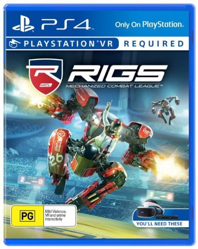 Sony PS4 Playstation VR RIGS: Mechanized Combat League Game