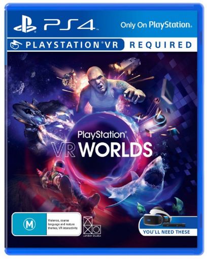 Sony PS4 Playstation VR Worlds Game