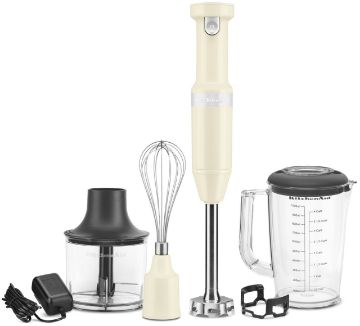 Kitchen Aid Cordless Handstick Blender Almond Cream