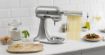 KitchenAid 3 Piece Pasta Roller & Cutter Set Electric Mixer Attachment Stainless Steel