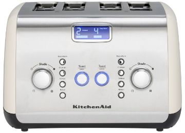 KitchenAid 4 Slice Artisan Automatic Toaster Almond Cream