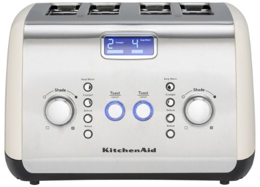 KitchenAid 4 Slice Artisan Automatic Toaster Almond Cream