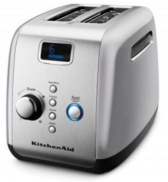 Kitchen Aid 2 Slice Artisan Automatic Toaster Contour Silver